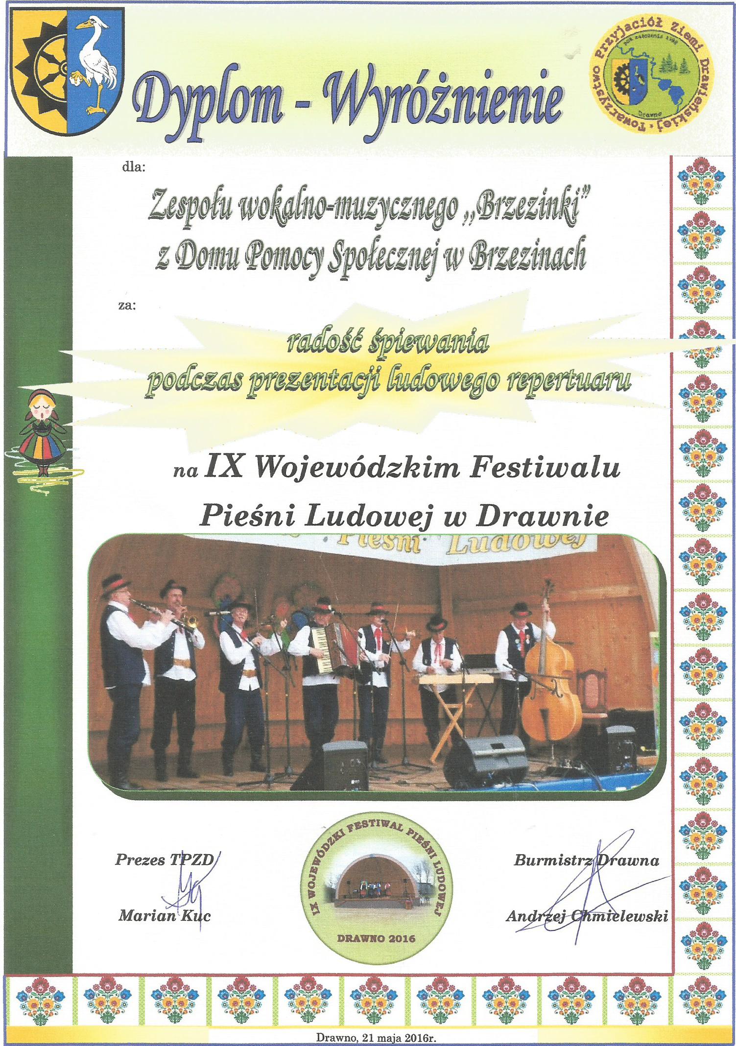 dyplom_wyroznienie_Piosenka_Ludowa_2016
